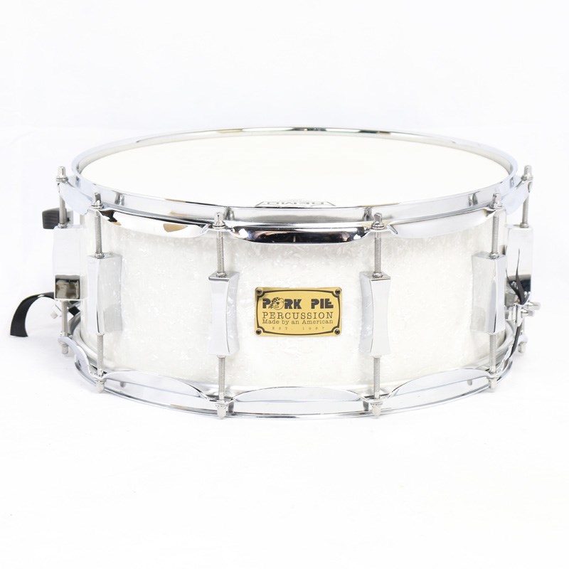 PORK PIE Maple 8Ply 14×6 White Marine Pearlの画像